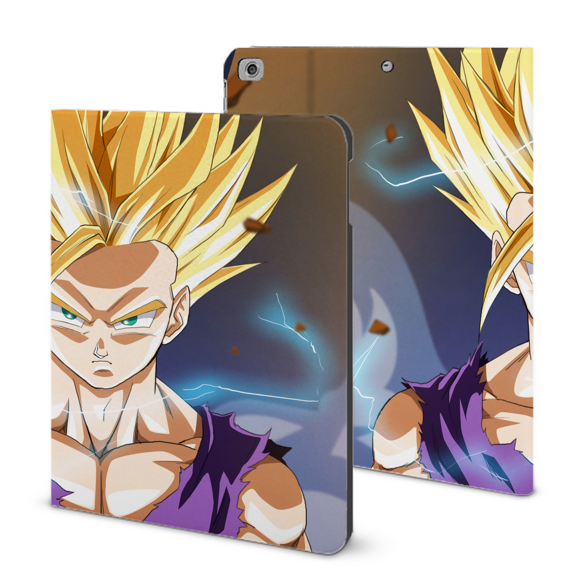 （画像用） ドラゴンボール DRAGON BALL IPad ケース ブック型 PUレザー TPU 耐衝撃 軽量 薄型 ペン収納なし 全面保護 IPad 各モデル対応